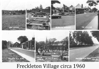 Freckleton postcard circa 1960